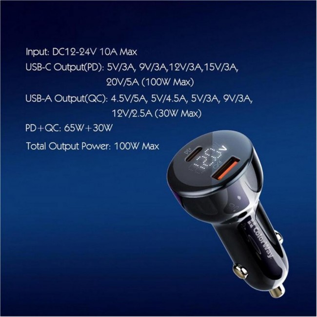 ColorWay Power Delivery Port PPS USB Black (CW-CHA044PD-BK)