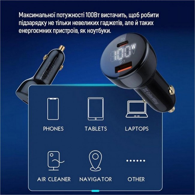 ColorWay Power Delivery Port PPS USB Black (CW-CHA044PD-BK)
