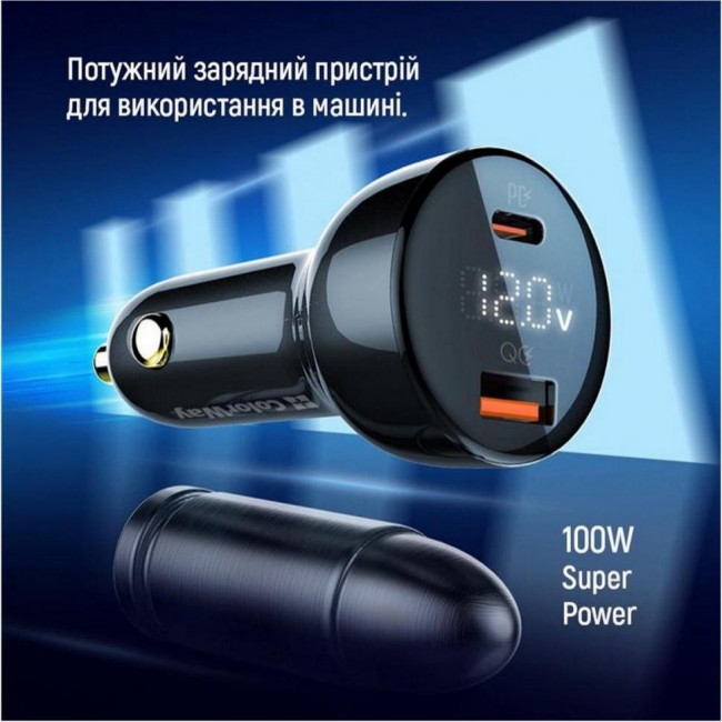 ColorWay Power Delivery Port PPS USB Black (CW-CHA044PD-BK)