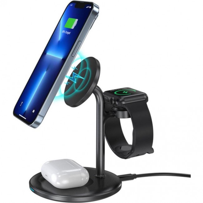 Choetech T585-F 3in1 Magnetic wireless charger station
