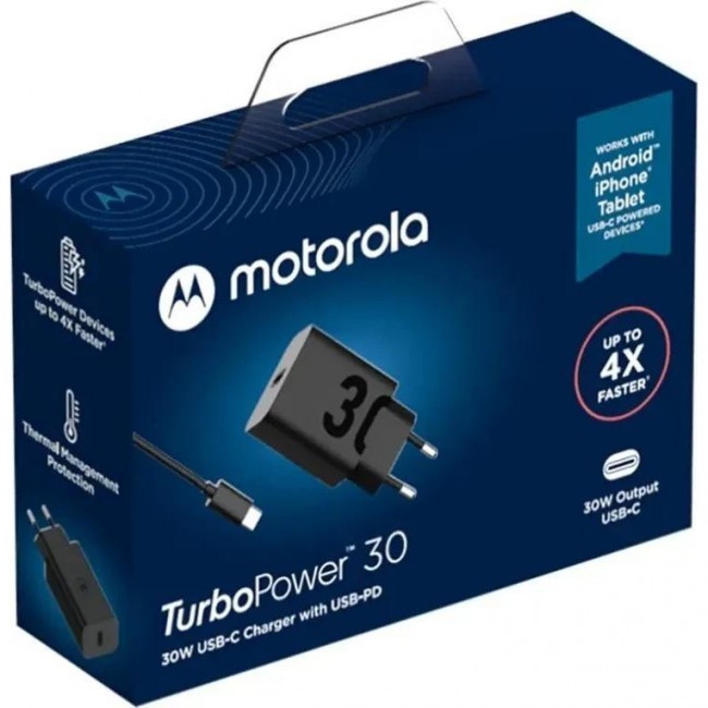 Motorola TurboPower 30W Black Type-C to Type-C cable (SJMC302)