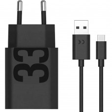 Motorola TurboPower 33 Wall Charger Black Type-C cable (PG38C06448)