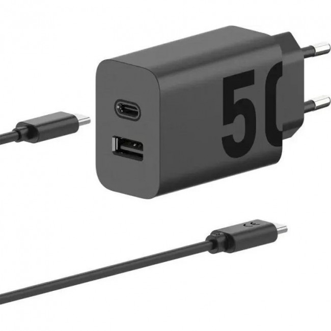 Motorola TurboPower 50W Duo  Black Type-C to Type-C cable (SJMC502)
