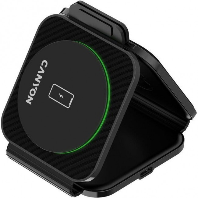 Canyon WS-305 Wireless Charging Station Black (CNS-WCS305B)