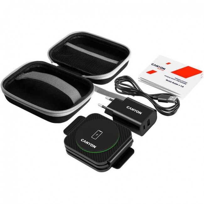 Canyon WS-305 Wireless Charging Station Black (CNS-WCS305B)
