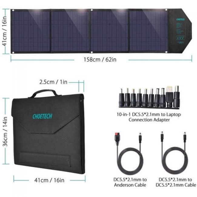 Choetech Solar panel 80 Watt (SC007)