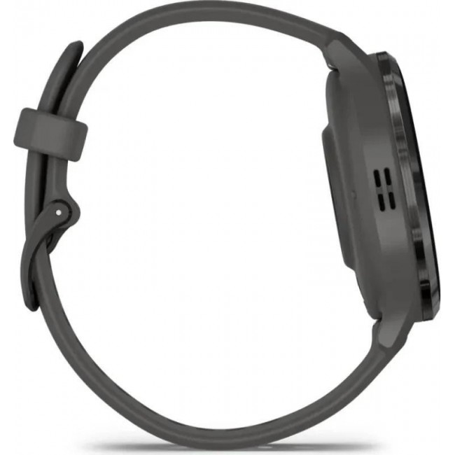 Garmin Venu 3S Slate S. Steel Bezel w. Pebble Gray Case and S. Band (010-02785-00/50)