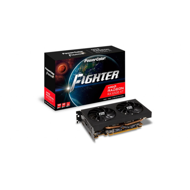 PowerColor Fighter Radeon RX 6500 XT (AXRX 6500 XT 4GBD6-DH/OC)