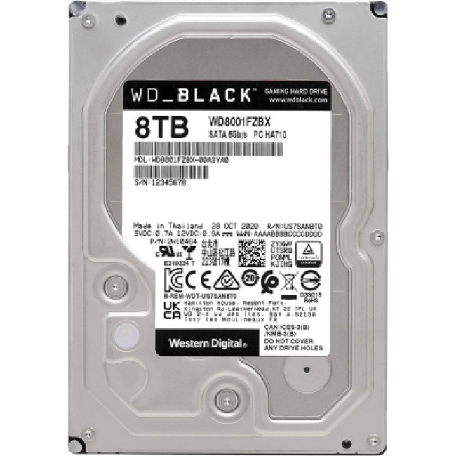 WD Black Performance 8 TB (WD8001FZBX)