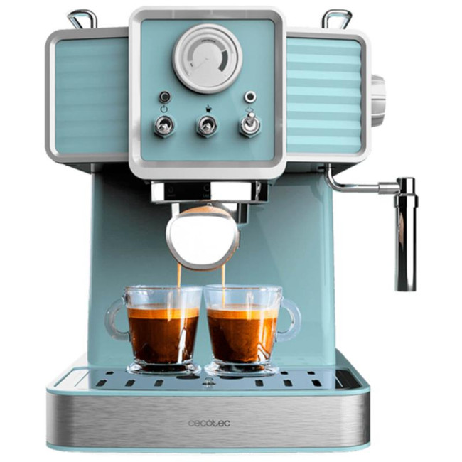 Кофеварка Cecotec Cumbia Power Espresso 20 Tradizionale Light Blue (CCTC-01628)