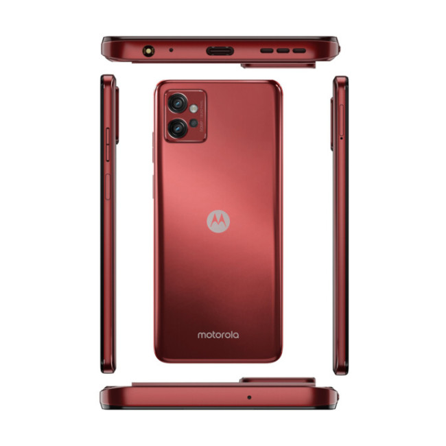 Смаpтфон Motorola Moto G32 6/128GB Satin Maroon (PAUU0029)