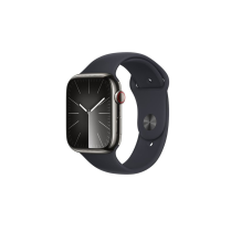 Apple Watch Series 9 GPS + Cellular 45mm Graphite S. Steel Case w. Midnight Sport Band - S/M (MRMV3)