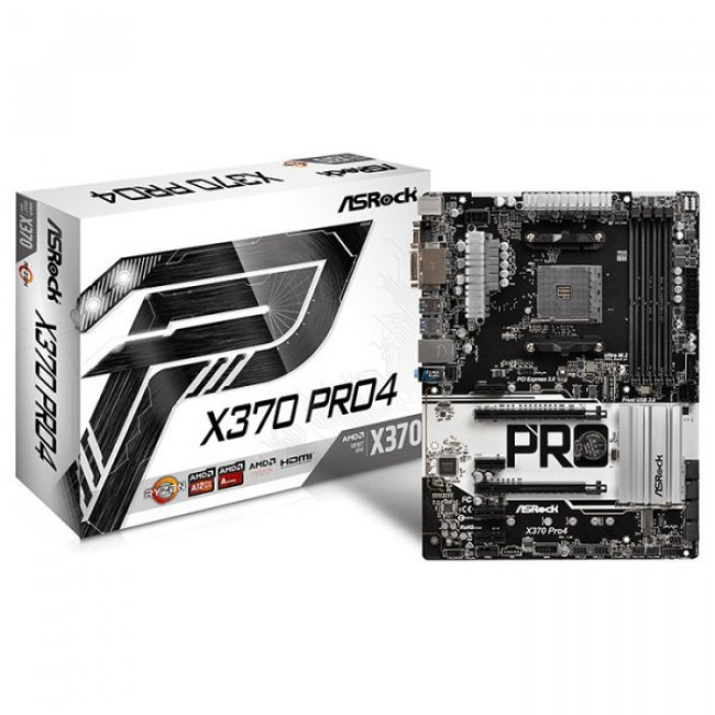 Материнська плата ASRock X370 PRO4 Socket AM4