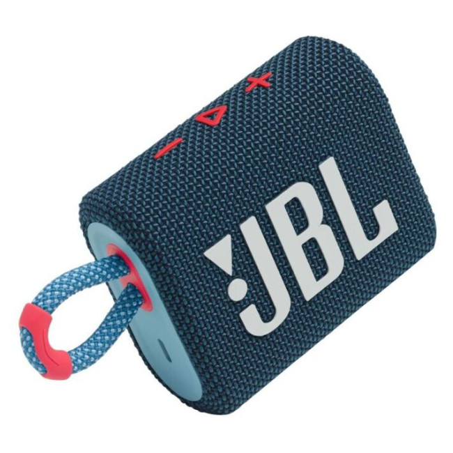 Портативная колонка JBL Go 3 Blue Coral (JBLGO3BLUP)