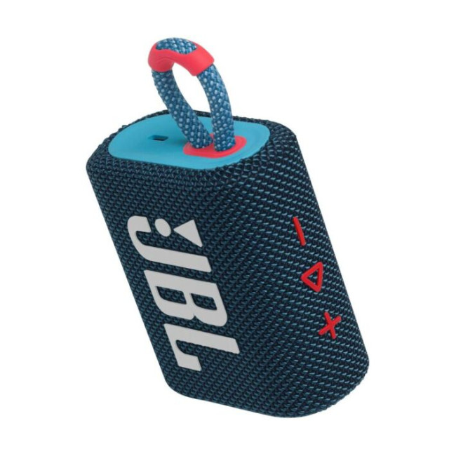 Портативная колонка JBL Go 3 Blue Coral (JBLGO3BLUP)