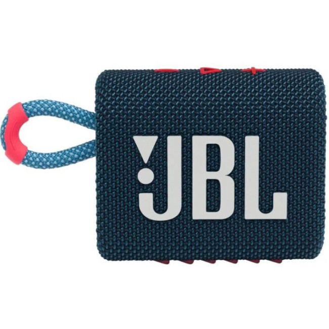 Портативная колонка JBL Go 3 Blue Coral (JBLGO3BLUP)