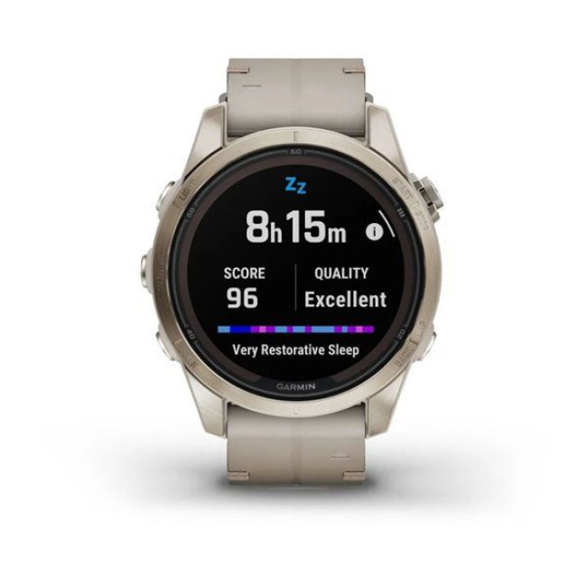 Garmin Fenix 7S Pro Sapphire Solar Soft Gold w. Limestone L. Band (010-02776-30)