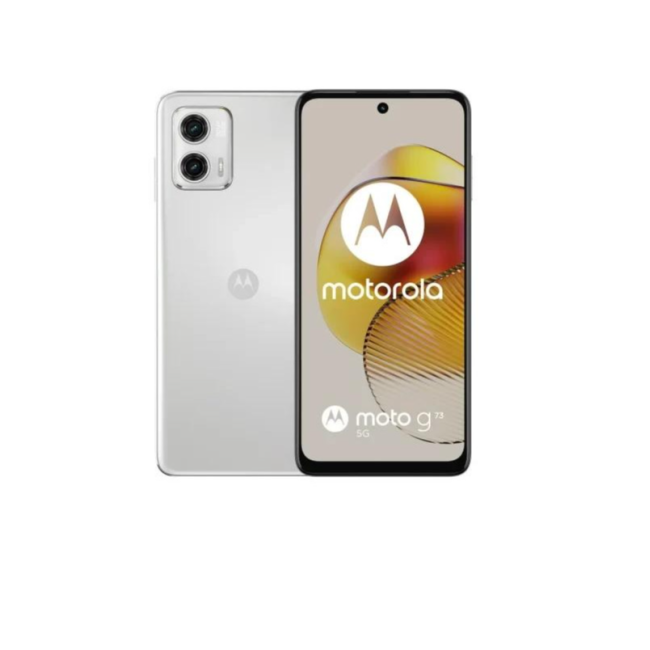 Смаpтфон Motorola Moto G73 8/256GB Lucent White (PAUX0029)