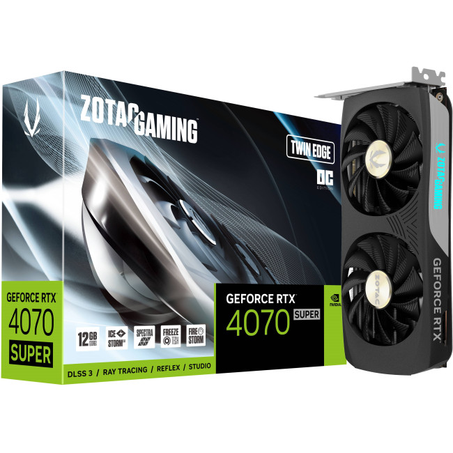 Zotac GAMING GeForce RTX 4070 SUPER Twin Edge OC 12GB (ZT-D40720H-10M)