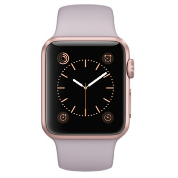 Умные часы Apple Watch Sport 38mm Rose Gold Aluminum Case Lavender sport Band (MLCH2) CPO
