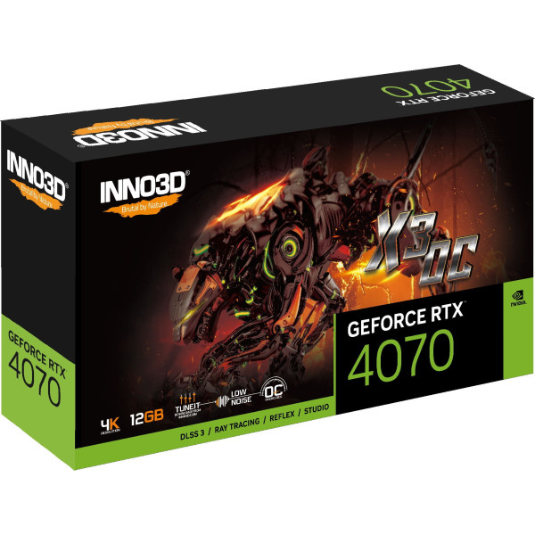 Inno3D GeForce RTX 4070 X3 OC (N40703-126XX-185252L)