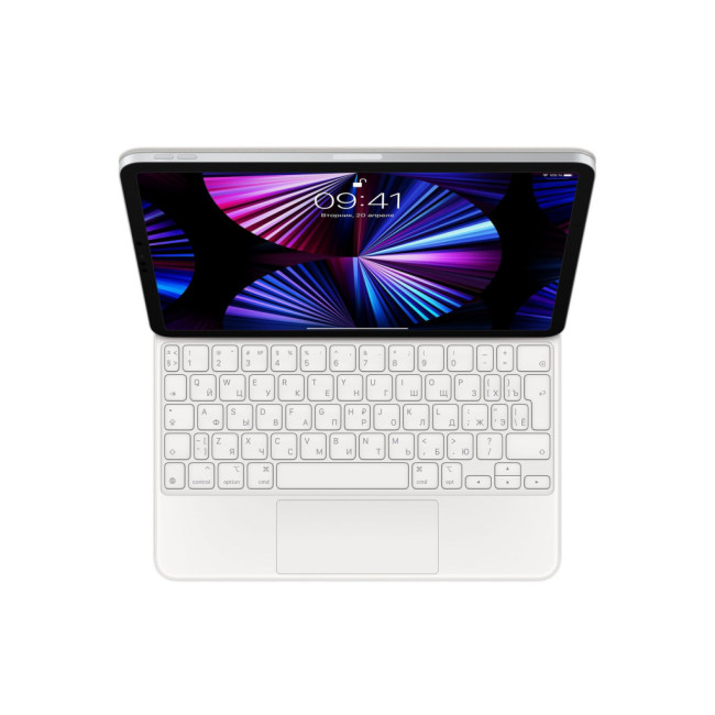 Клавиатура для планшета Apple Magic Keyboard for iPad Pro 11" (MJQJ3RS) 2021 White русская раскладка