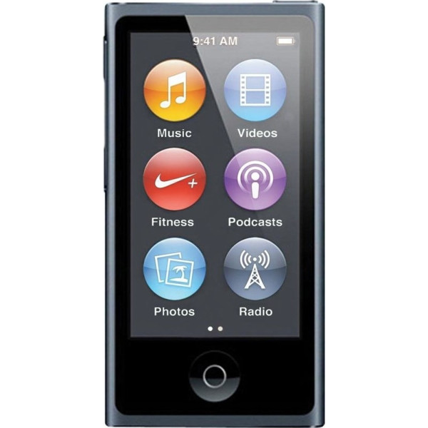 Mp3 плеер (Flash) Apple iPod nano 7Gen 16 GB Slate (MD481)