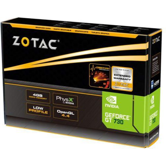 Видеокарта Zotac GeForce GT 730 4GB Zone Edition (ZT-71115-20L)