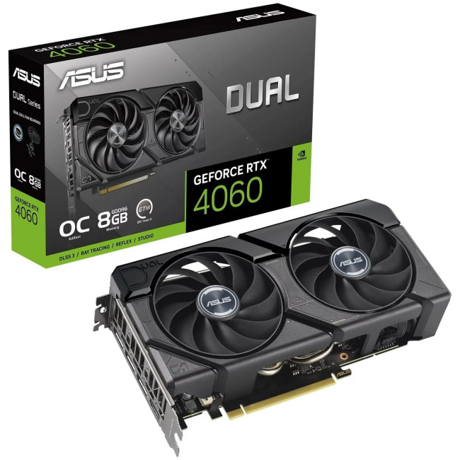 Asus GeForce RTX4060 8Gb DUAL OC EVO (DUAL-RTX4060-O8G-EVO)