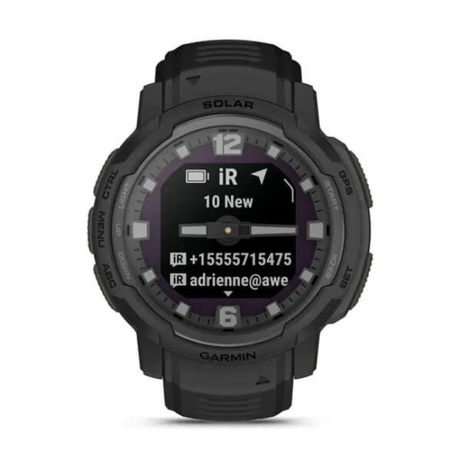 Garmin Instinct Crossover Solar - Tactical Edition Black (010-02730-10/00): купити в інтернет-магазині