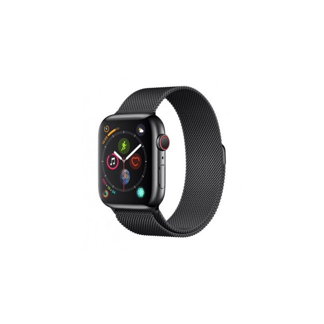 Apple Watch Series 6 GPS + Cellular 40mm Graphite Stainless Steel Case w. Black Sport B. (M02Y3)