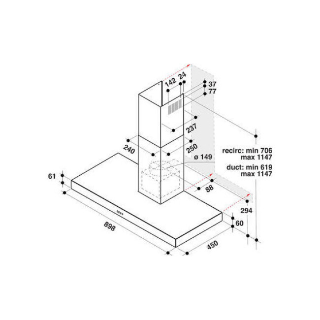 Вытяжка Whirlpool AKR 559/3 IX