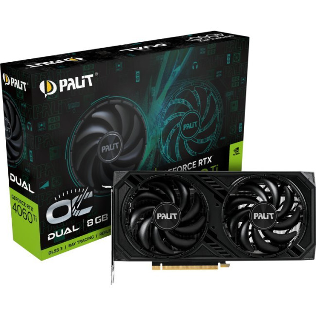 Palit GeForce RTX 4060 Ti Dual OC 8GB (NE6406TT19P1-1060D)