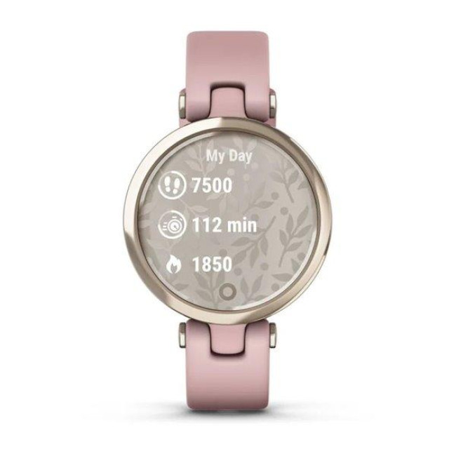 Garmin Lily Sport Edition - Cream Gold Bezel with Dust Rose Case and S. Band (010-02384-03/13)