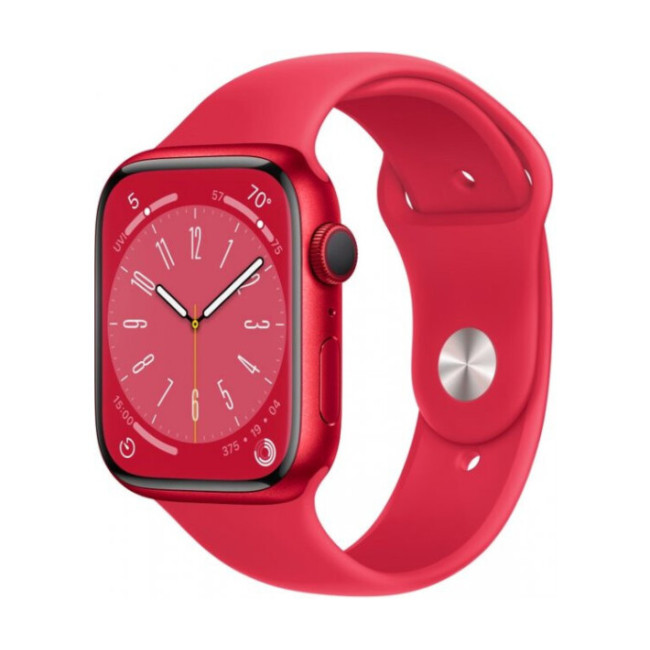 Apple Watch Series 8 GPS 41mm PRODUCT RED Aluminum Case w. PRODUCT RED S. Band (MNP73, MNUG3)