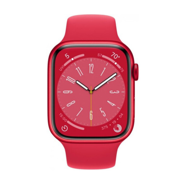 Apple Watch Series 8 GPS 41mm PRODUCT RED Aluminum Case w. PRODUCT RED S. Band (MNP73)