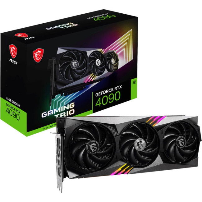 Видеокарта MSI GeForce RTX 4090 GAMING TRIO 24G