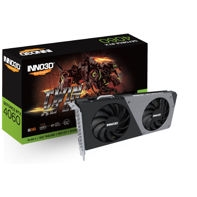 Inno3D GeForce RTX 4060 TWIN X2 OC (N40602-08D6X-173051N)