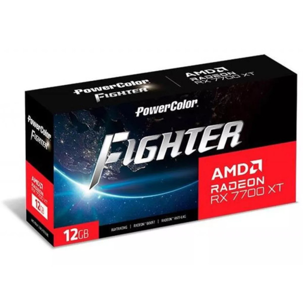 PowerColor Radeon RX 7700 XT 12GB Fighter (RX 7700 XT 12G-F/OC)