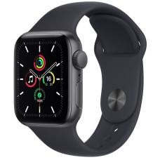 Apple Watch SE GPS 40mm Space Gray Aluminum Case w. Midnight S. Band (MKQ13)