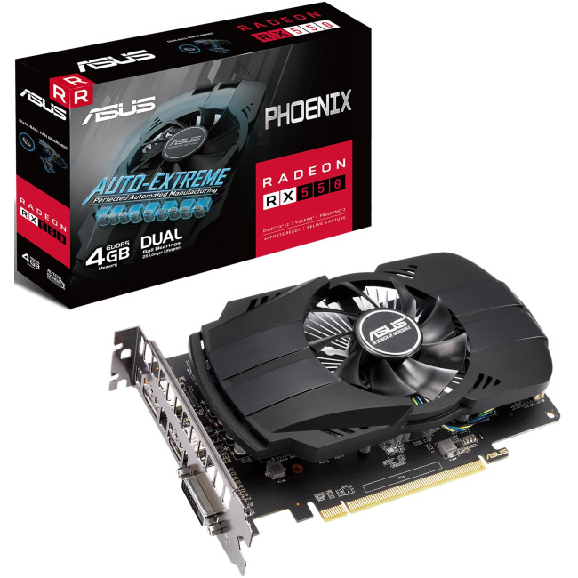 Відеокарта ASUS Radeon RX 550 4GB GDDR5 PH EVO (PH-RX550-4G-EVO)