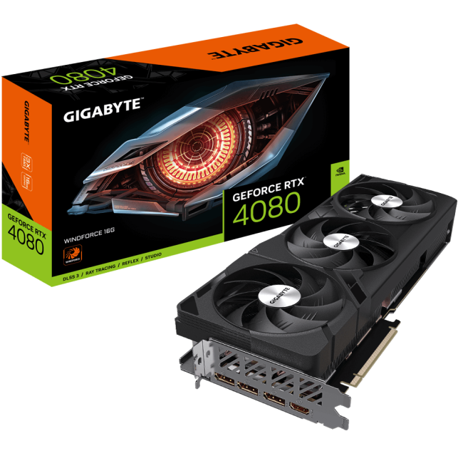 Gigabyte GeForce RTX4080 16Gb WINDFORCE (GV-N4080WF3-16GD)