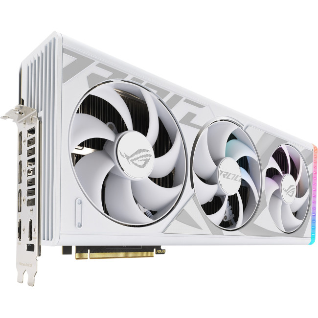 Видеокарта Asus GeForce RTX 4080 SUPER ROG Strix 16GB GDDR6X White Edition (ROG-STRIX-RTX4080S-16G-WHITE)