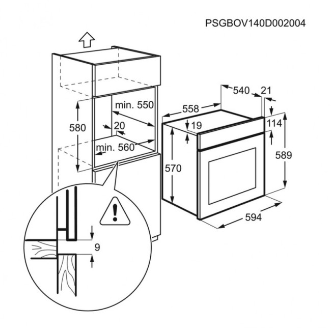 Electrolux OEF5C50Z