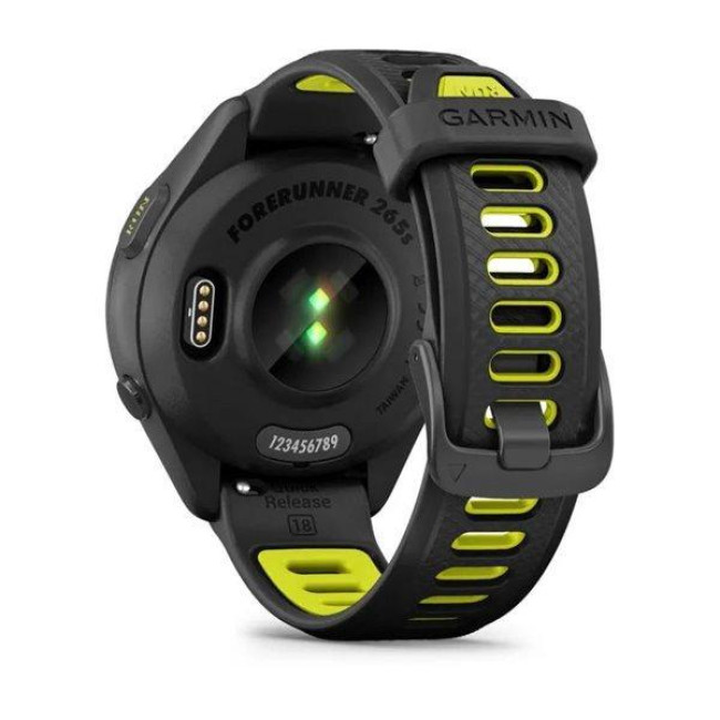 Смарт-часы Garmin Forerunner 265S Black Bezel and Case w. Black/Amp Yellow S. Band (010-02810-03/13)