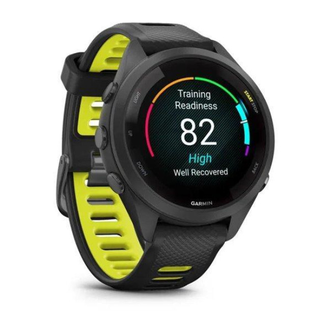 Смарт-часы Garmin Forerunner 265S Black Bezel and Case w. Black/Amp Yellow S. Band (010-02810-03/13)