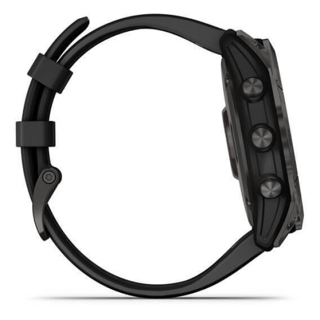 Garmin Fenix 7X Sapphire Solar Carbon Gray DLC Titanium with Black Band (010-02541-10/11)