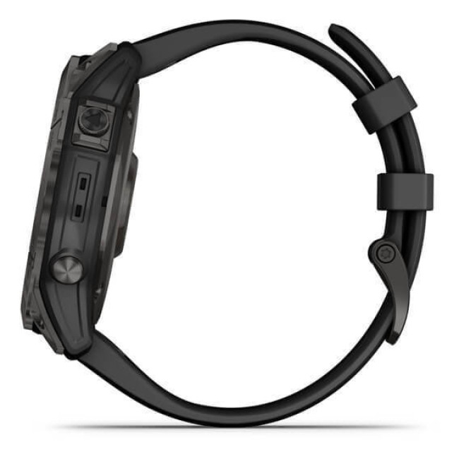 Garmin Fenix 7X Sapphire Solar Carbon Gray DLC Titanium with Black Band (010-02541-10/11)