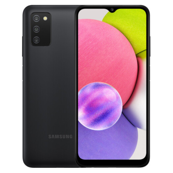 Смартфон Samsung Galaxy A03s 3/32GB Black (SM-A037FZKD)