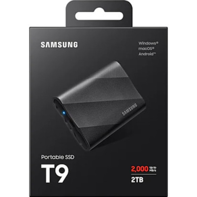 SSD накопитель Samsung T9 2 TB Black (MU-PG2T0B)